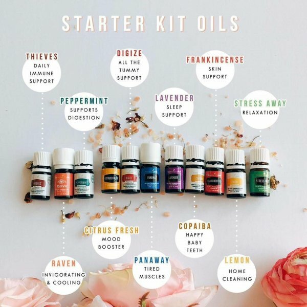 bottles of essential oils